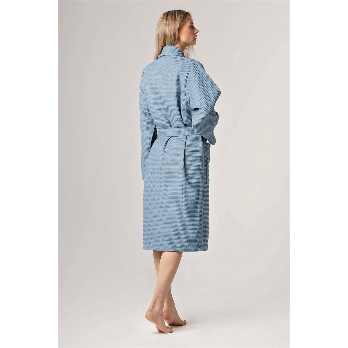 Waffel-Bademantel
