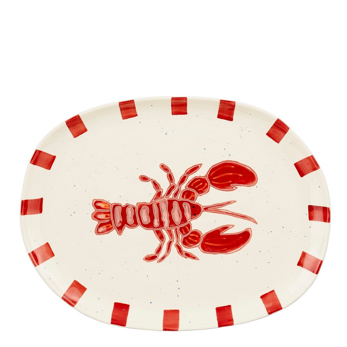 Ariane Servingboard - L41 x B31 x H3 cm - Steingüter - Rot