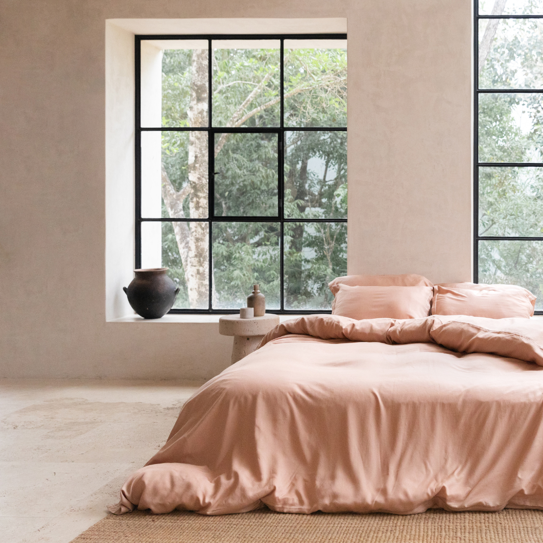 TENCEL™ – Twill-Bettbezug Pfirsich