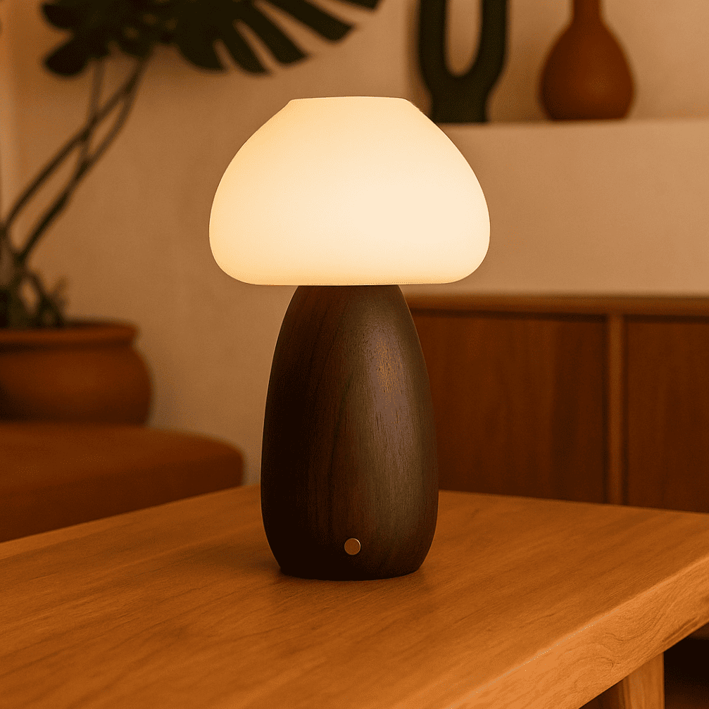 Bären Dunkelbraune Lampe – wiederaufladbar, dimmbar & kabellos