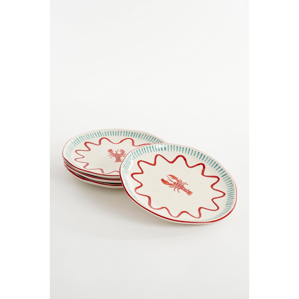Ariane -Teller - Set von 4 - Ø27 cm