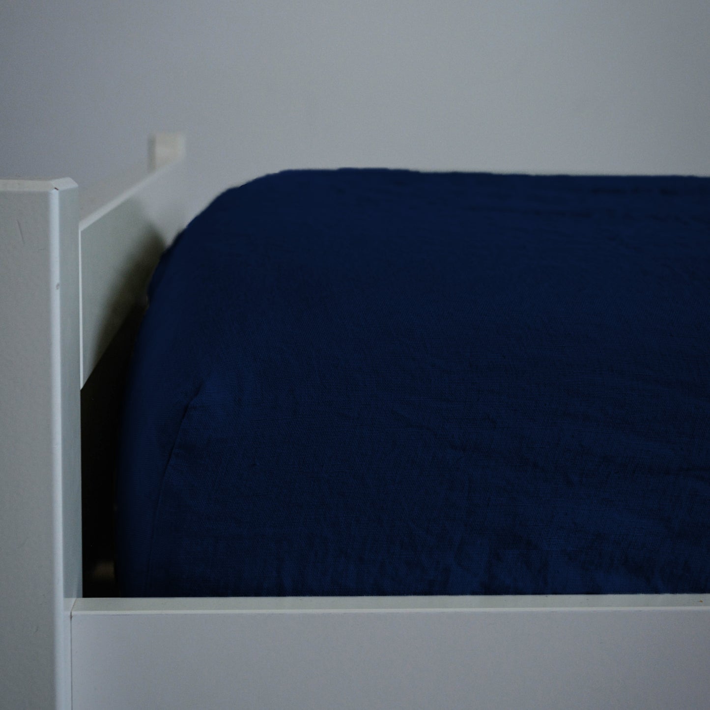 Spannbettlaken 100% Hanf „Kaha“ midnight blue