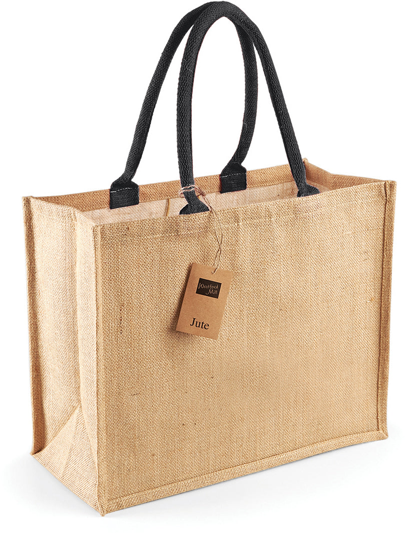 Große Einkaufstasche aus Jute