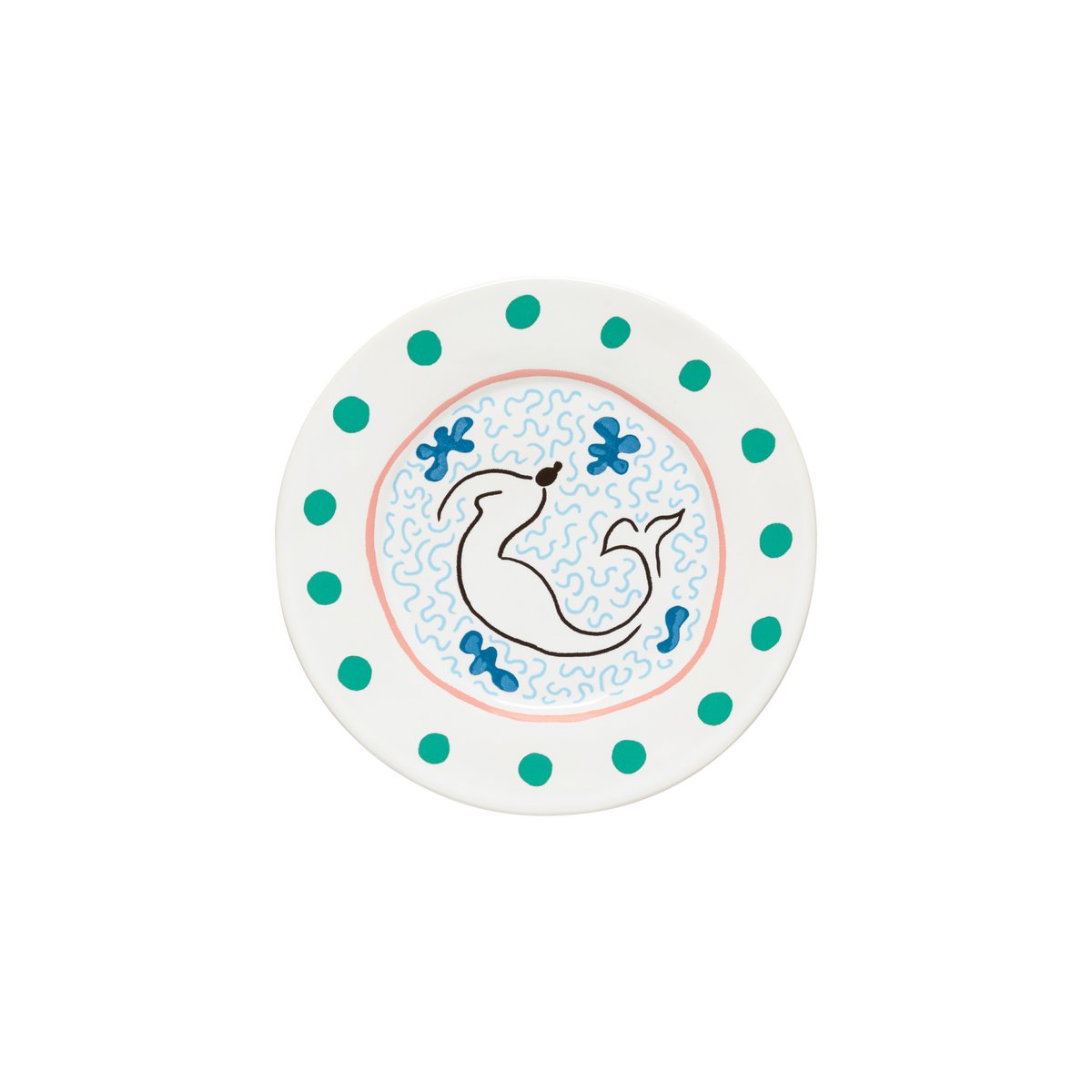 Sommer Bliss Salat-/Dessertplatte „Meerjungfrau“ – 6er-Set