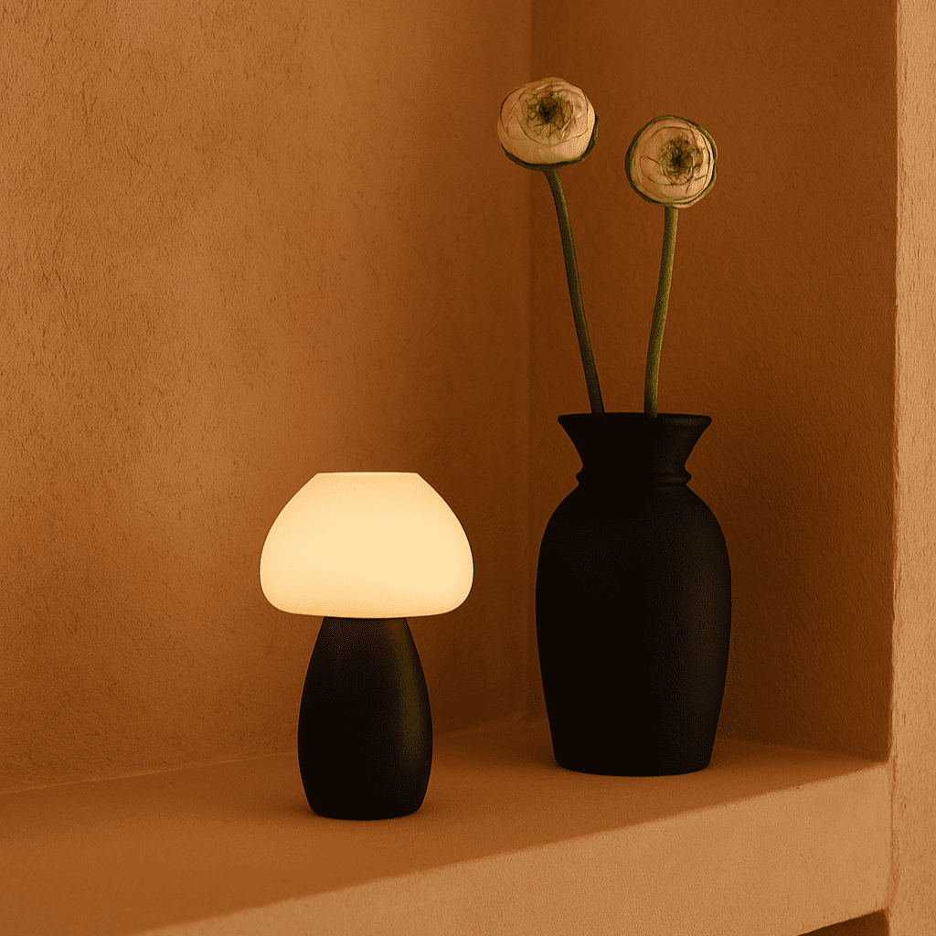 Bären Dunkelbraune Lampe – wiederaufladbar, dimmbar & kabellos
