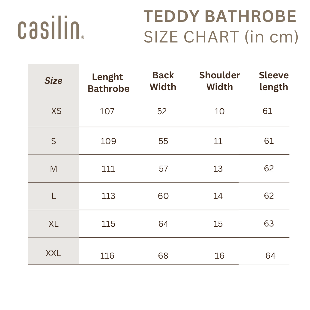 Teddy-Bademantel Beige – weich, warm & zeitlos