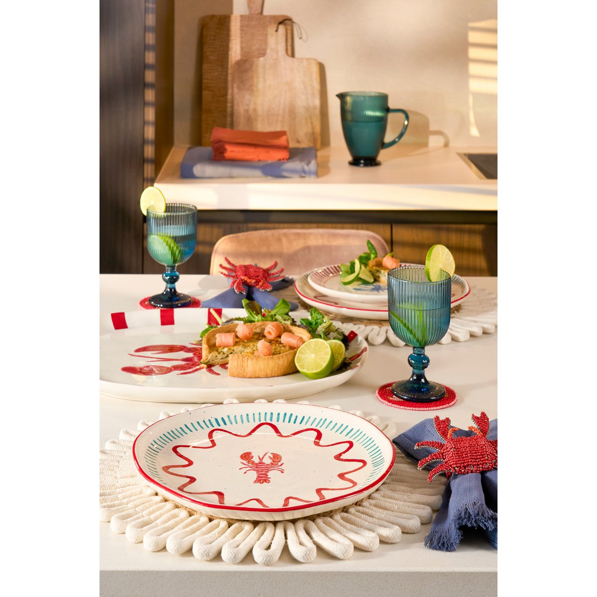 Ariane -Teller - Set von 4 - Ø27 cm