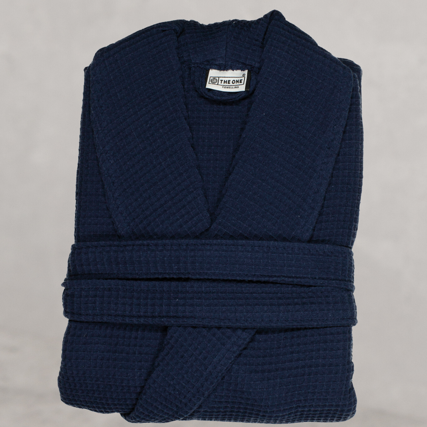 Bademantel aus Baumwolle in Waffeloptik