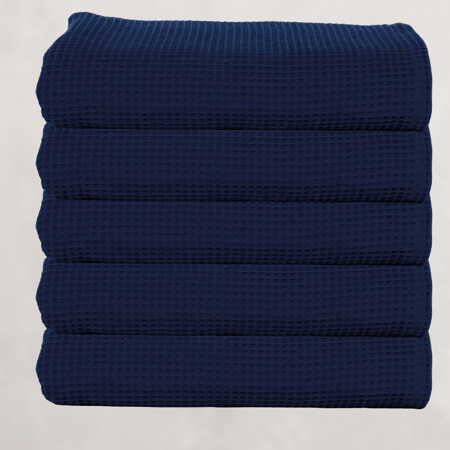Badetuch aus Baumwolle, 100x150cm in Waffeloptik