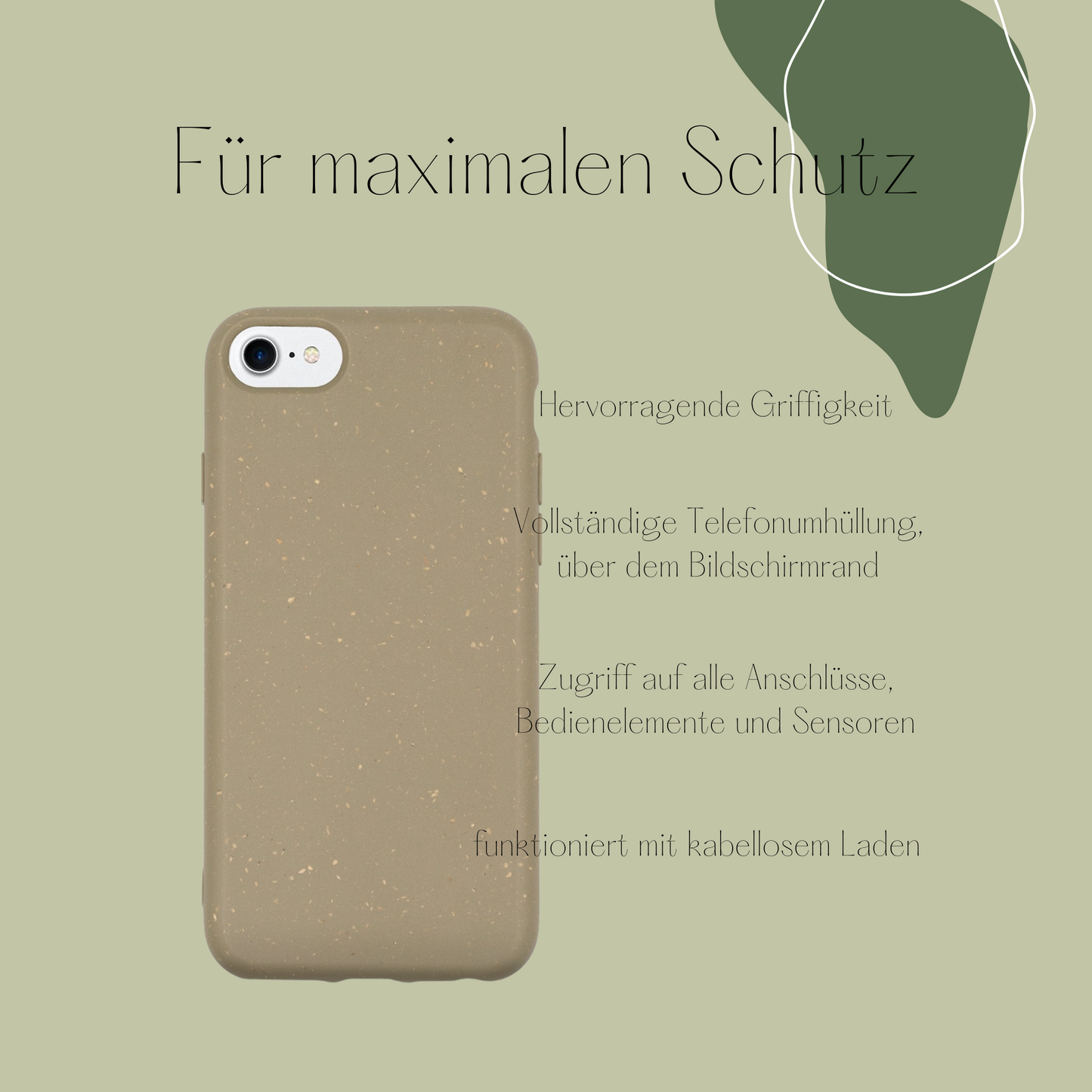 Biologisch abbaubare Handyhülle – Blau