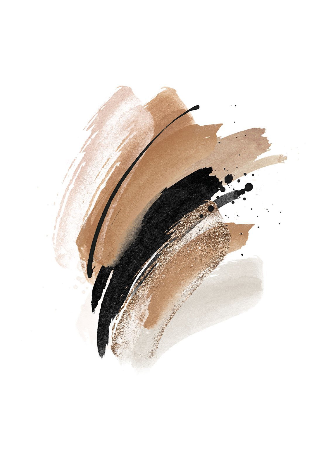 Kunstdruck „Abstract No. 2“ – 40 × 50 cm