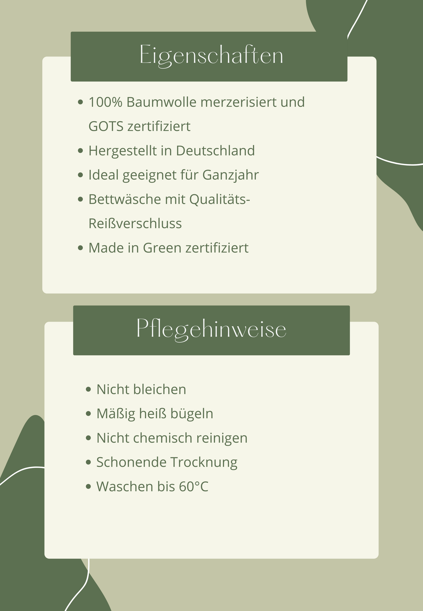 Bettwäsche aus Bio-Baumwolle – feine Streifen sage-grey | OUTLET