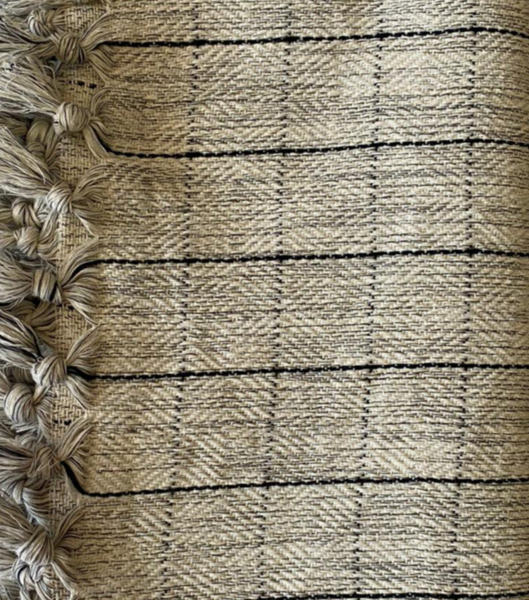 Handgewebte Decke "Side" 170 x 200 cm