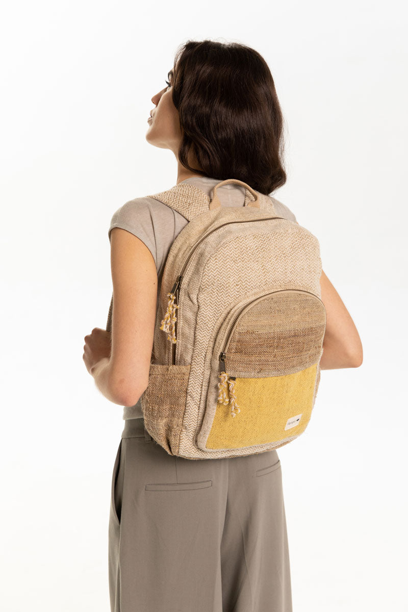 Annapurna Rucksack aus Hanf – handgefertigt & nachhaltig | OUTLET