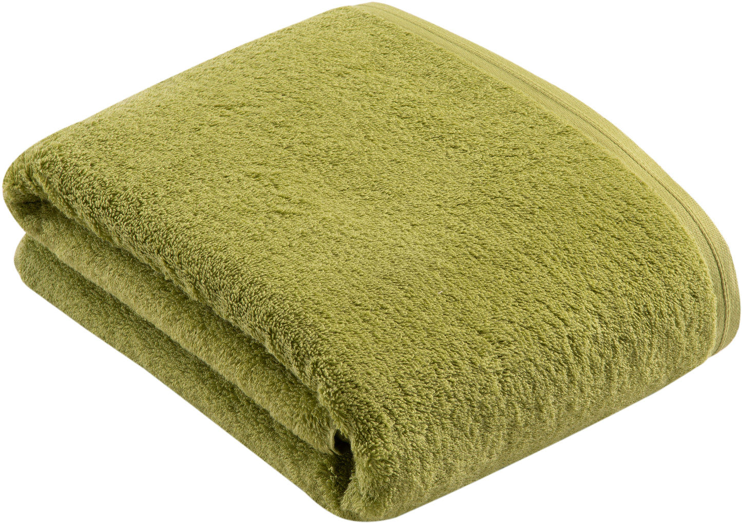Badetuch „Vegan Life“ 100x150 cm in der Farbe avocado