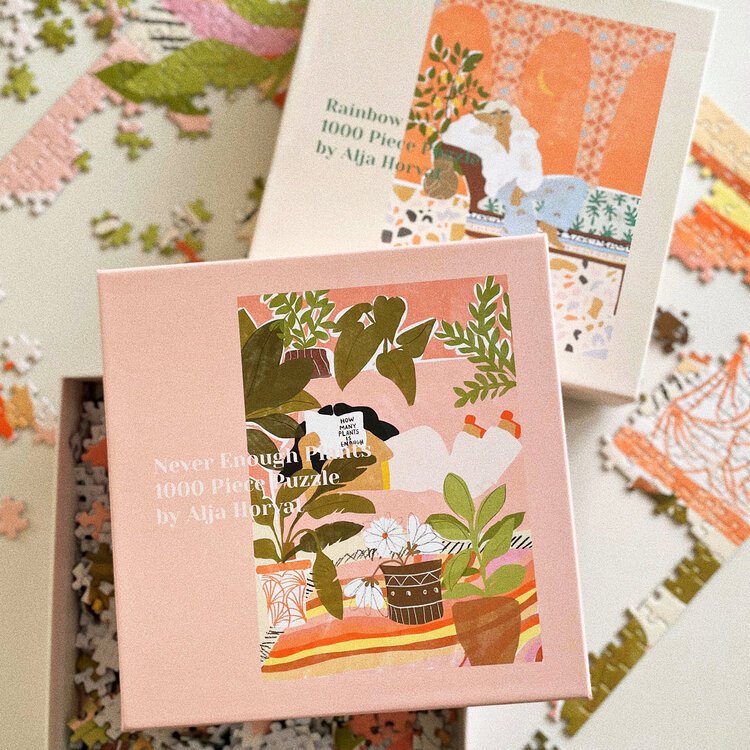 Regenbogen-Puzzle | 1000 Teile | Nachhaltig & Plastikfrei