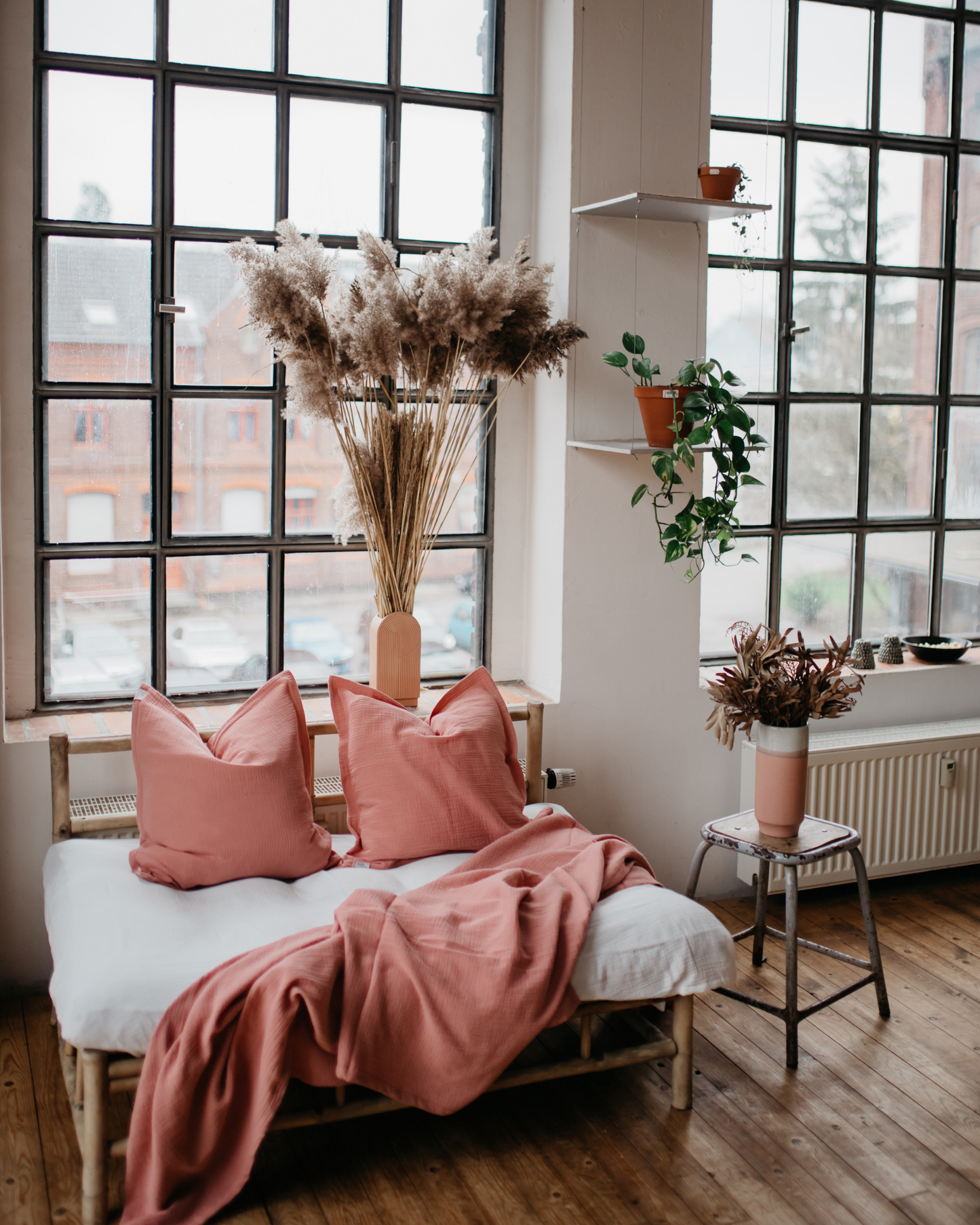 Musselin Sofadecke 135x200cm | 100% Bio-Baumwolle | Made in Germany | OUTLET