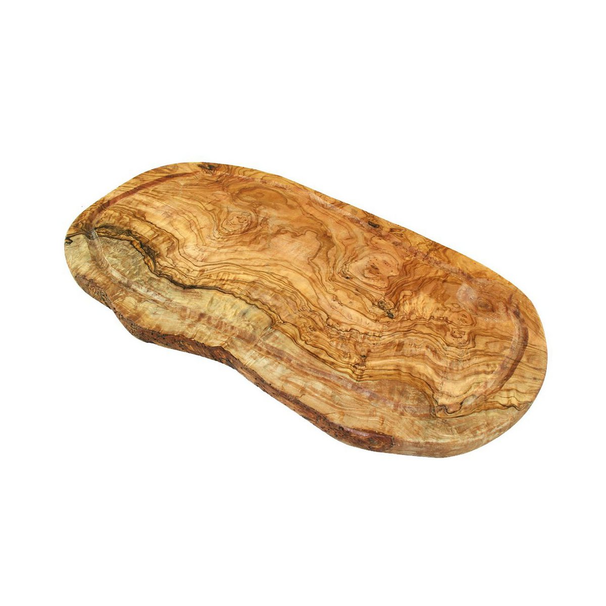 Steakbrett RUSTIKAL (Länge ca. 45 – 49 cm) mit Saftrille