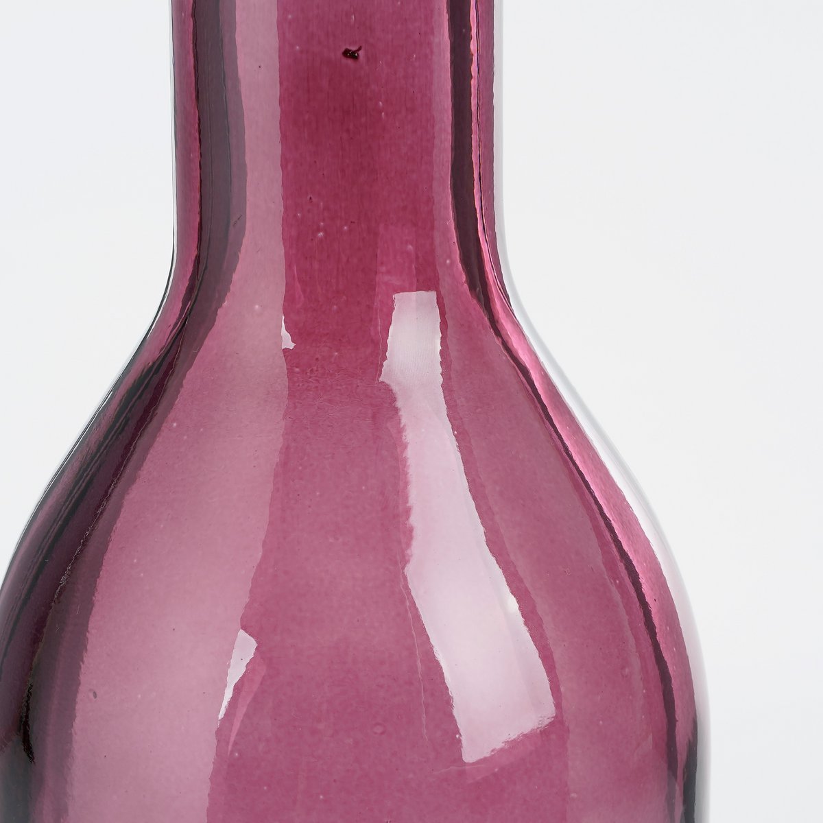 Rioja-Flaschenvase – H50 x Ø15 cm – recyceltes Glas – Bordeaux