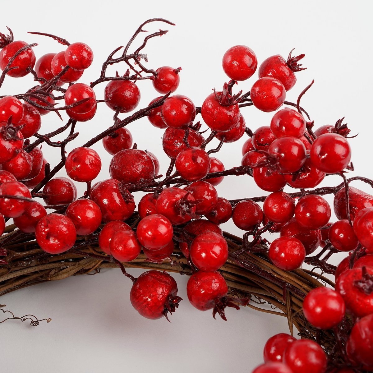 Weihnachtskranz mit roten Beeren Ø50 cm – Festliche Dekoration