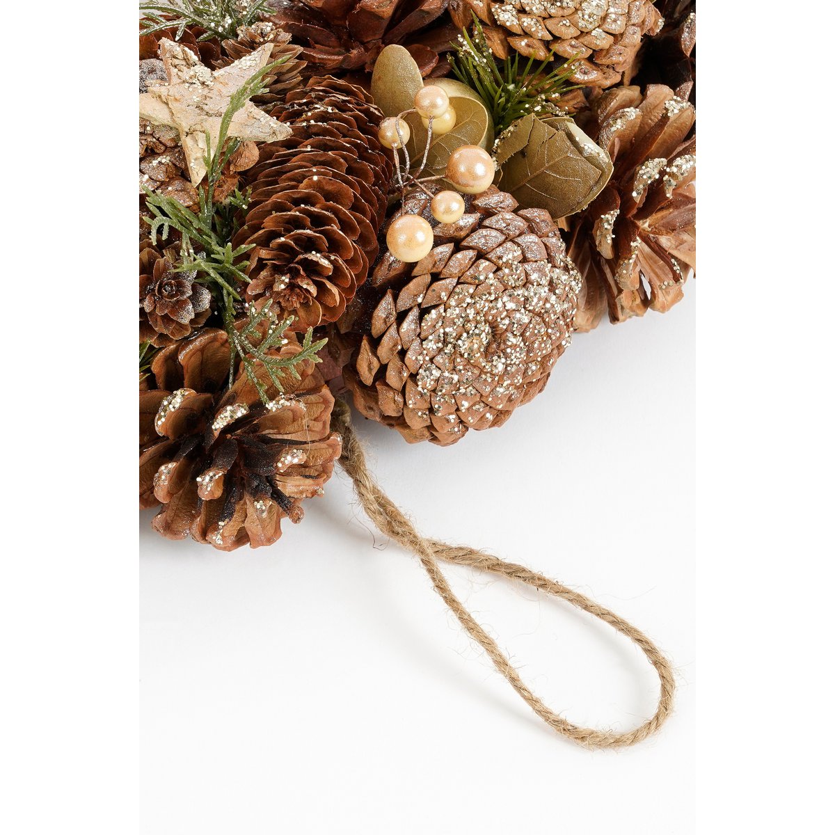 Brant Weihnachtskranz Ø45 cm mit Kiefernkegeln – Festliche Deko