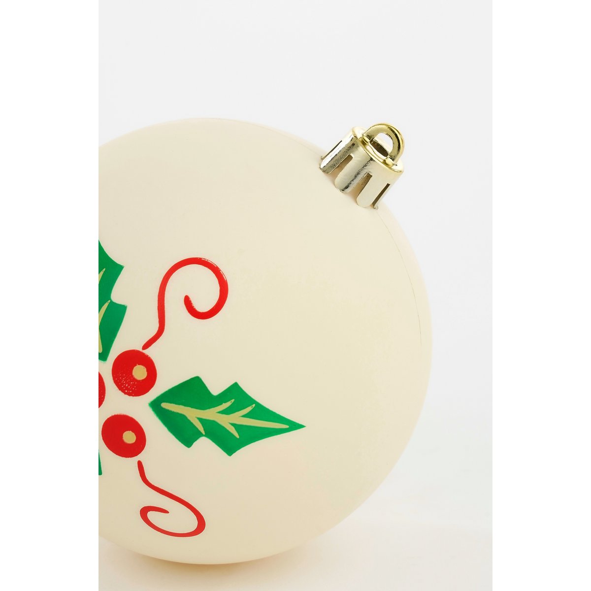 Weihnachtskugeln-Set 9-teilig – Ø8 cm – unzerbrechlich – Weiß, Rot & Grün