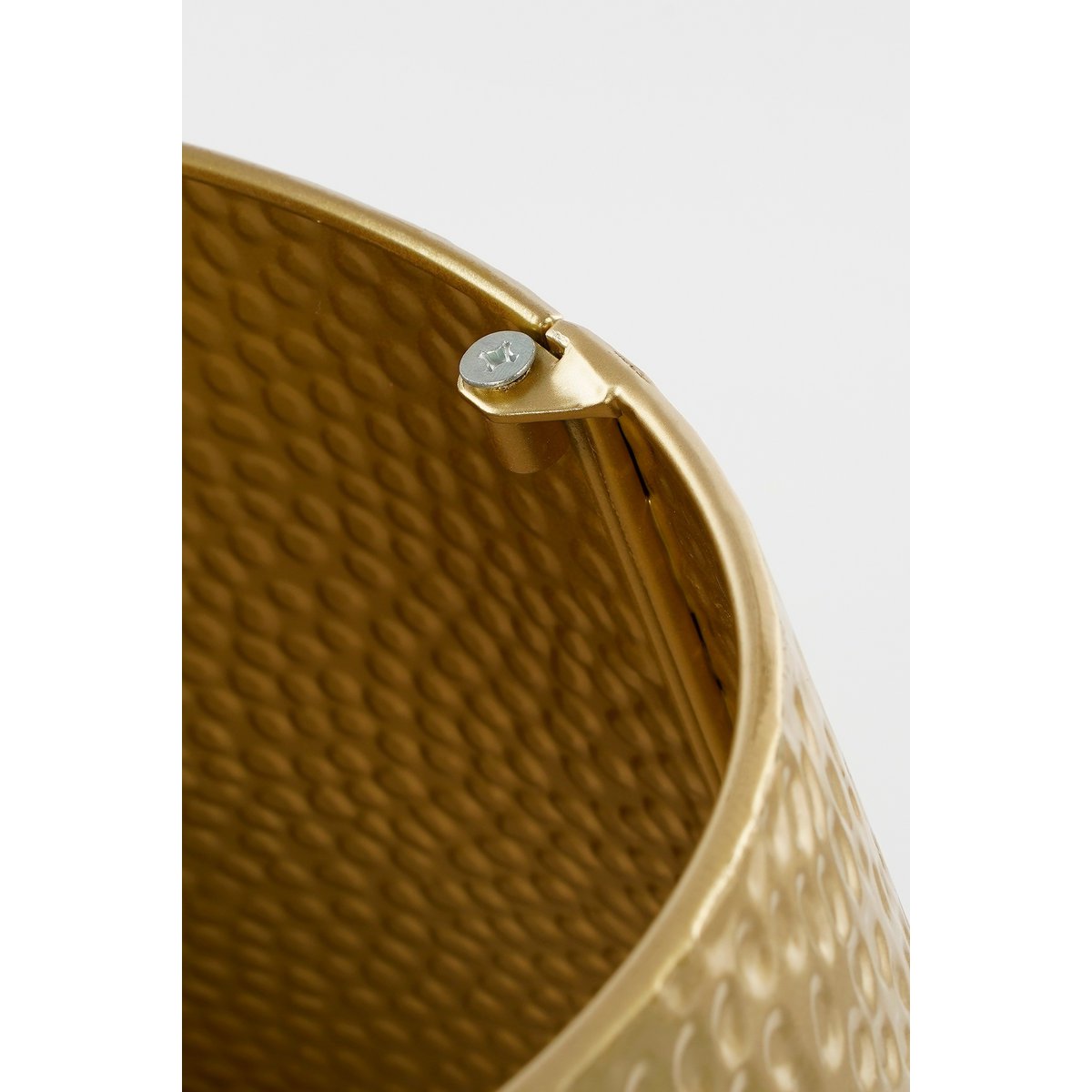 Goldener Weihnachtsbaumrock Metall – L50 x B30 x H26 cm