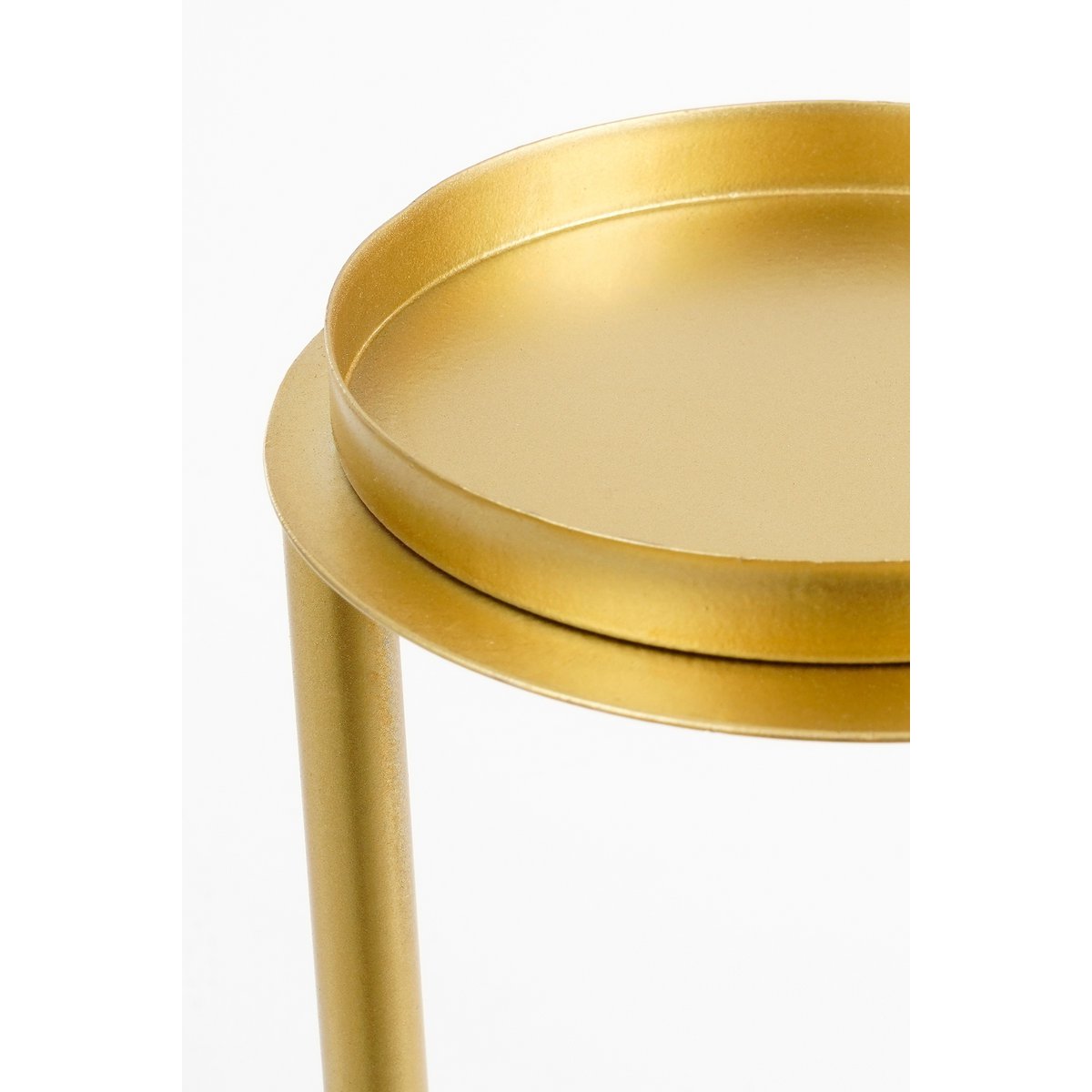 Goldfarbener Kerzenhalter Aletta – Elegantes Eisen-Design, 48 cm