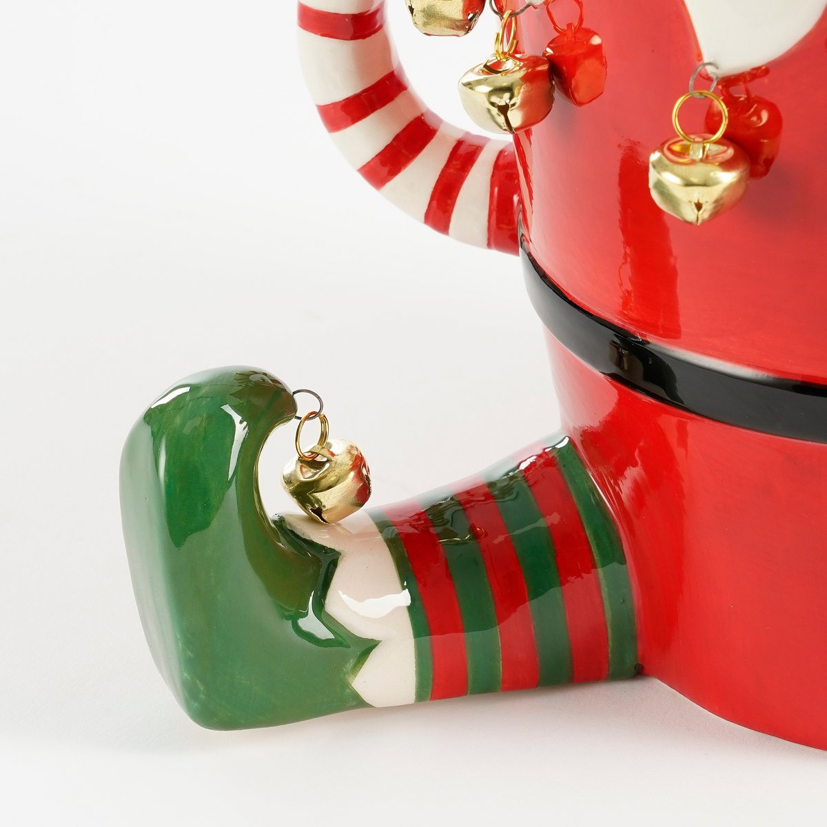 Lustiger BLOMEPOT – Dolomit Blumentopf Rot L29 × B18 × H17 cm