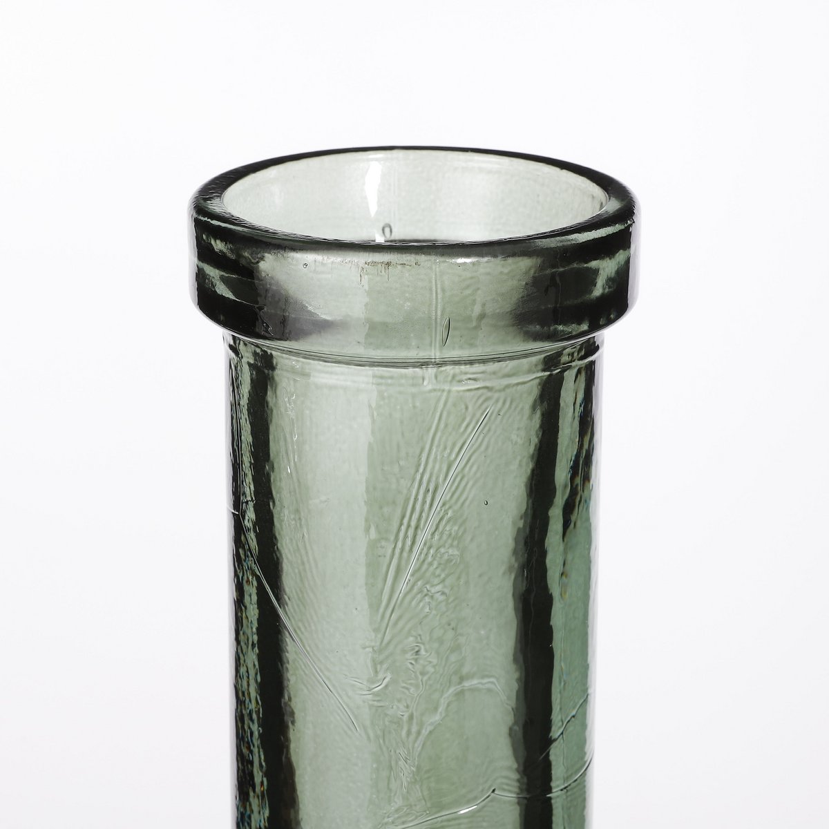 Rioja Flaschenvase - H50 x Ø15 cm - Recyceltes Glas - Grün
