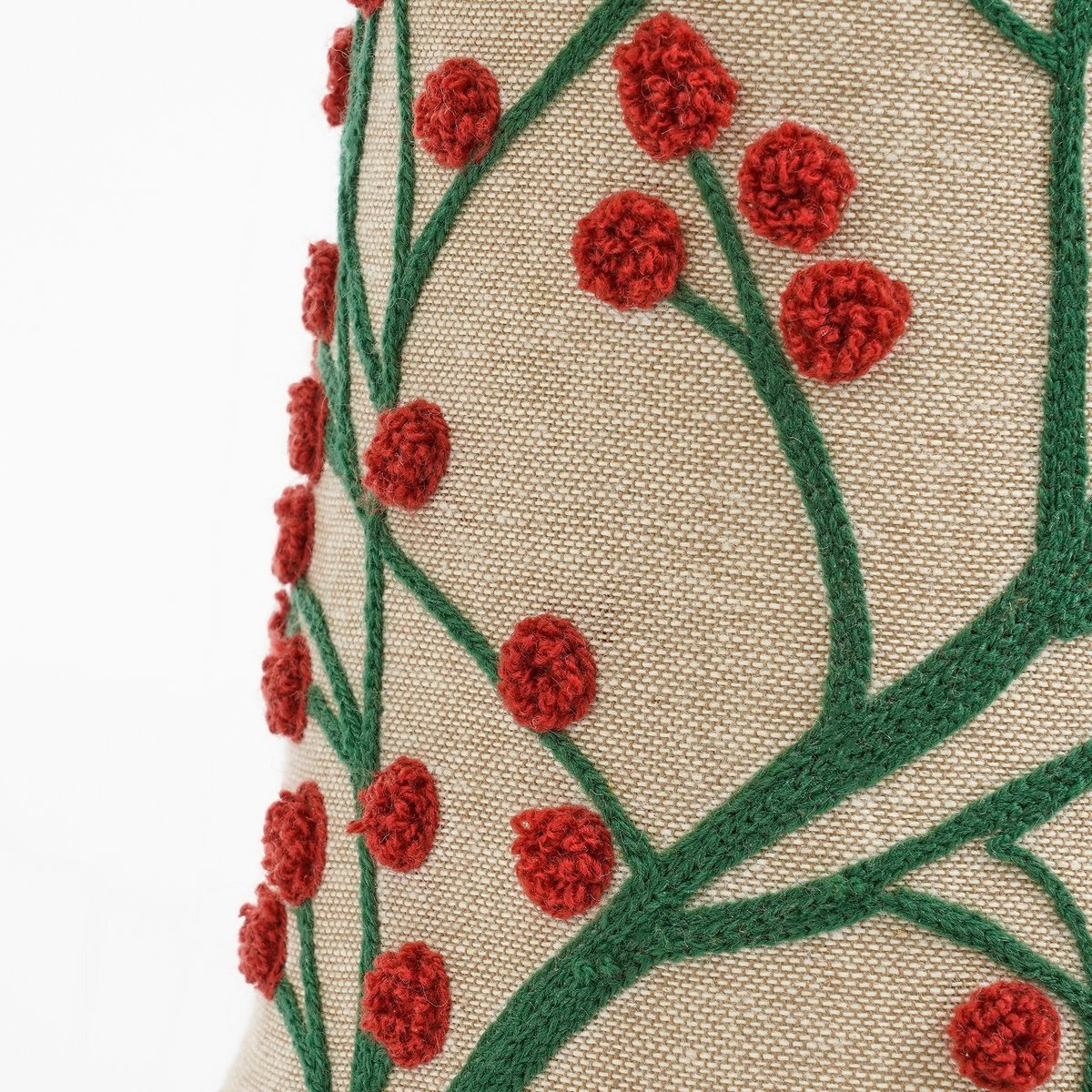 Dekorativer Weihnachtsbaum Baumwolle Rot – 55 cm