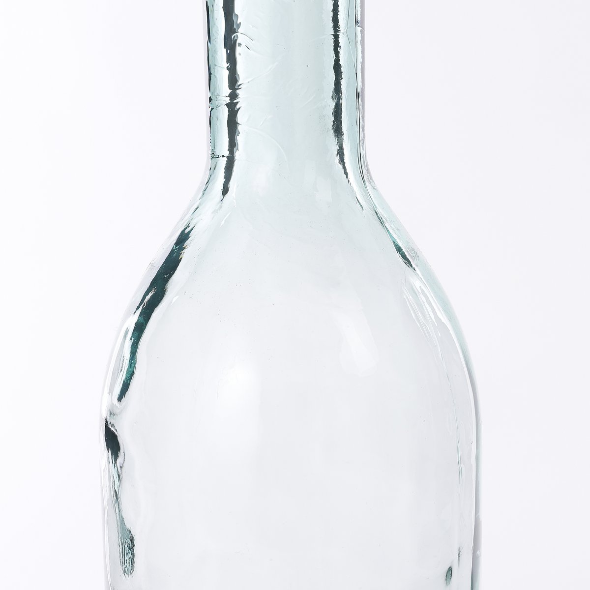 Rioja Flaschenvase - H100 x Ø21 cm - Recyceltes Glas - Transparent