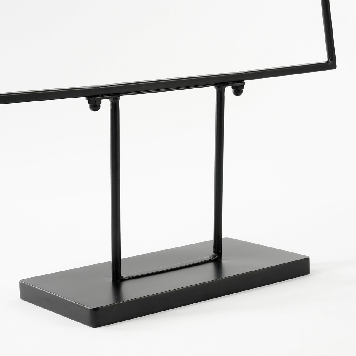 Metalldekorativer Weihnachtsbaum Schwarz – L50 x B15 x H152 cm