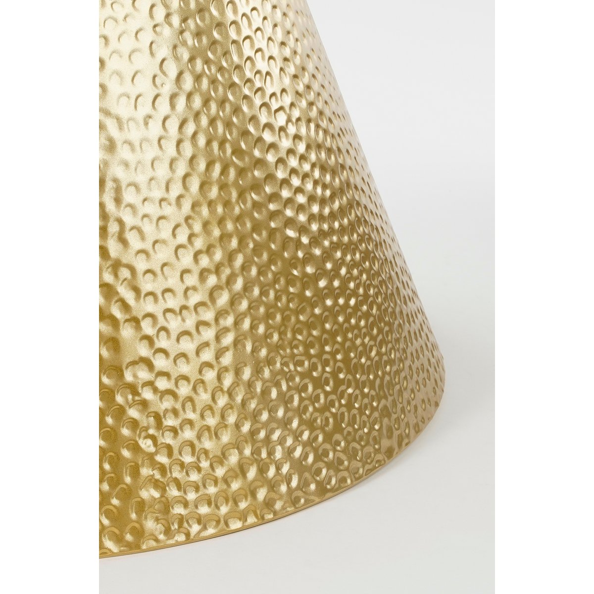 Goldener Weihnachtsbaumrock Metall – L50 x B30 x H26 cm