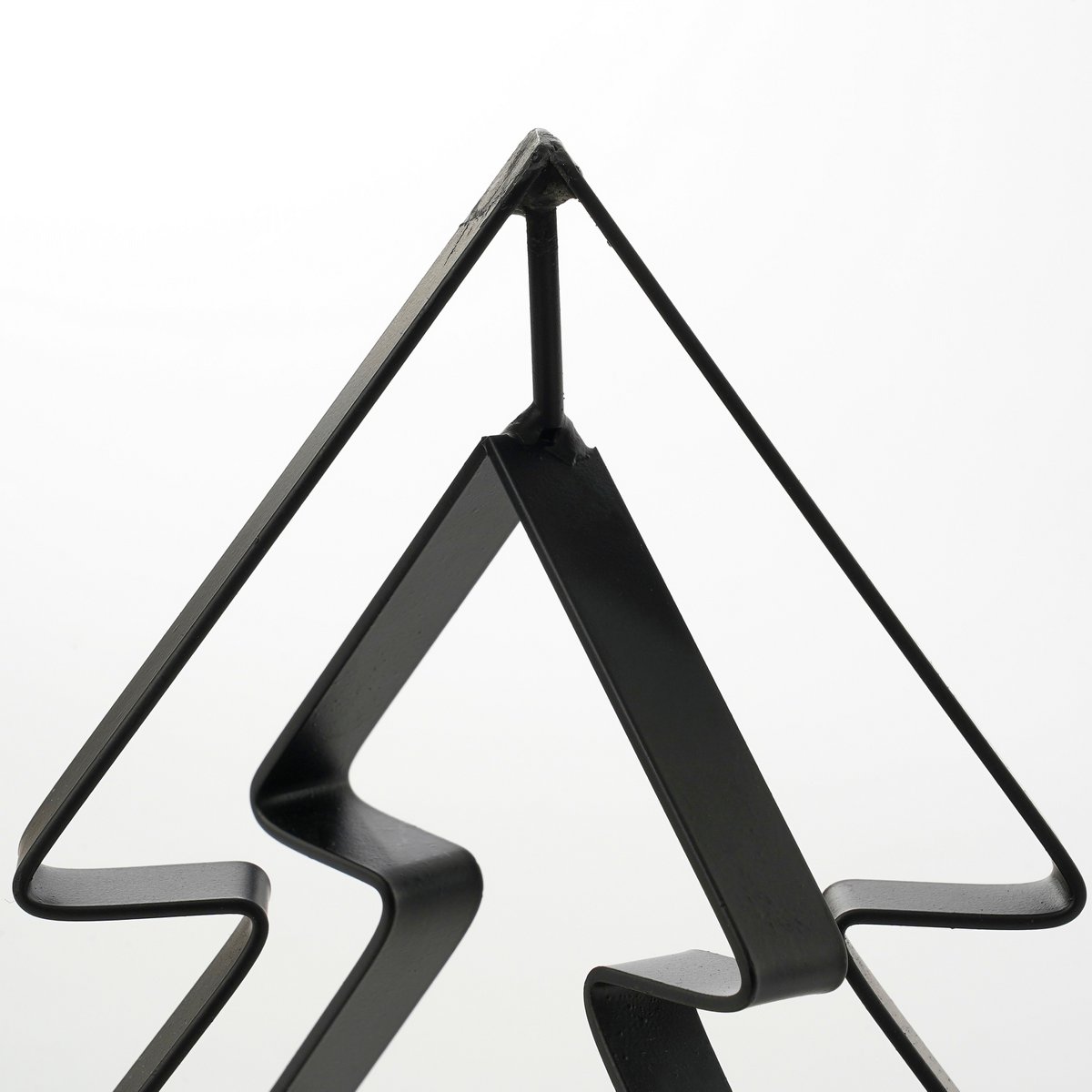 Teelichthalter Set Weihnachten – Baum & Stern – Schwarz/Gold – 2-tlg.