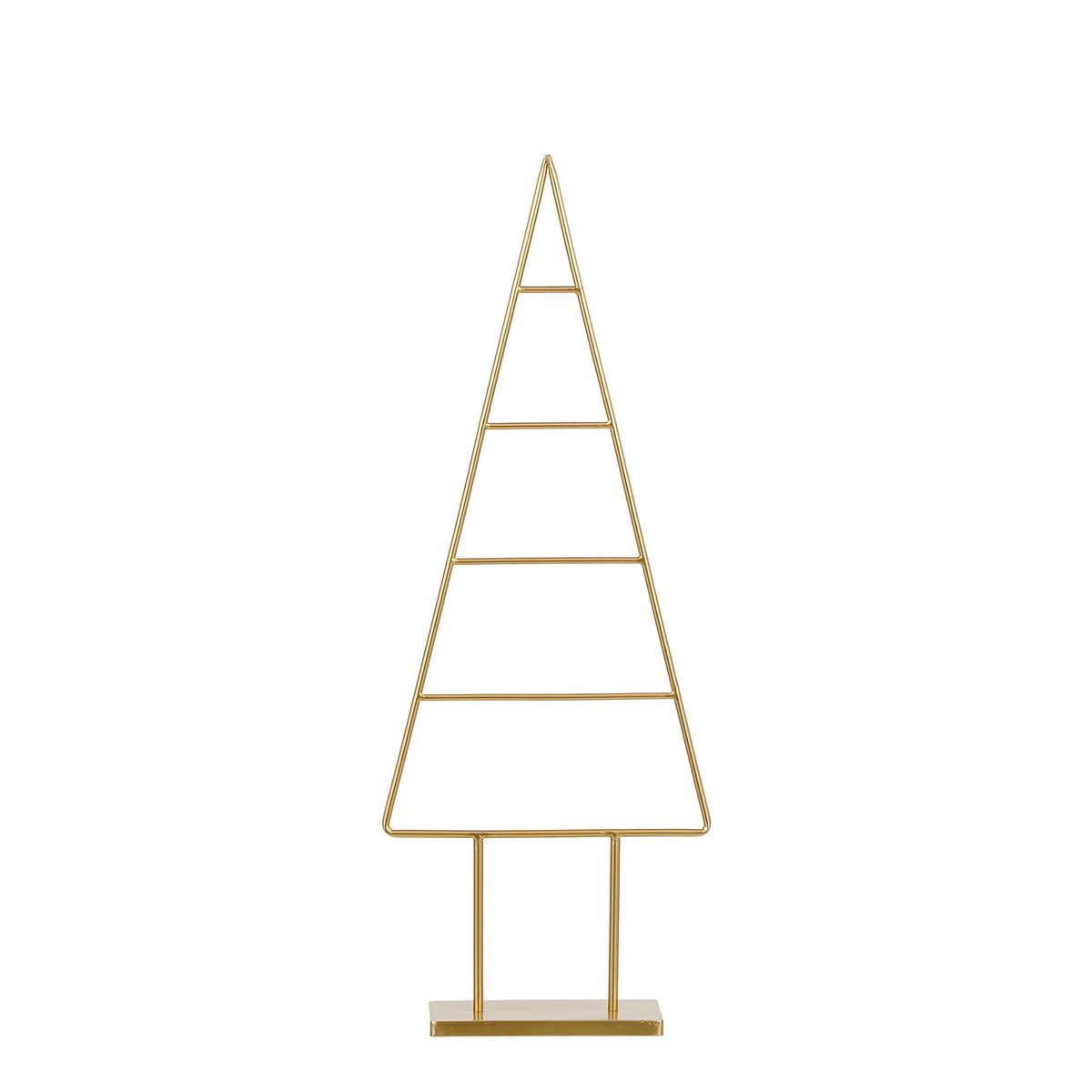 Dekorativer Metall-Weihnachtsbaum – Gold – 90 cm