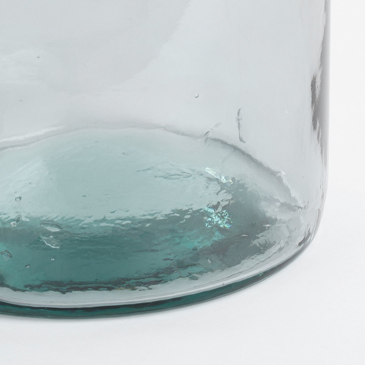 Rioja-Flaschenvase – H75 x Ø18 cm – recyceltes Glas – Dunkelgrau