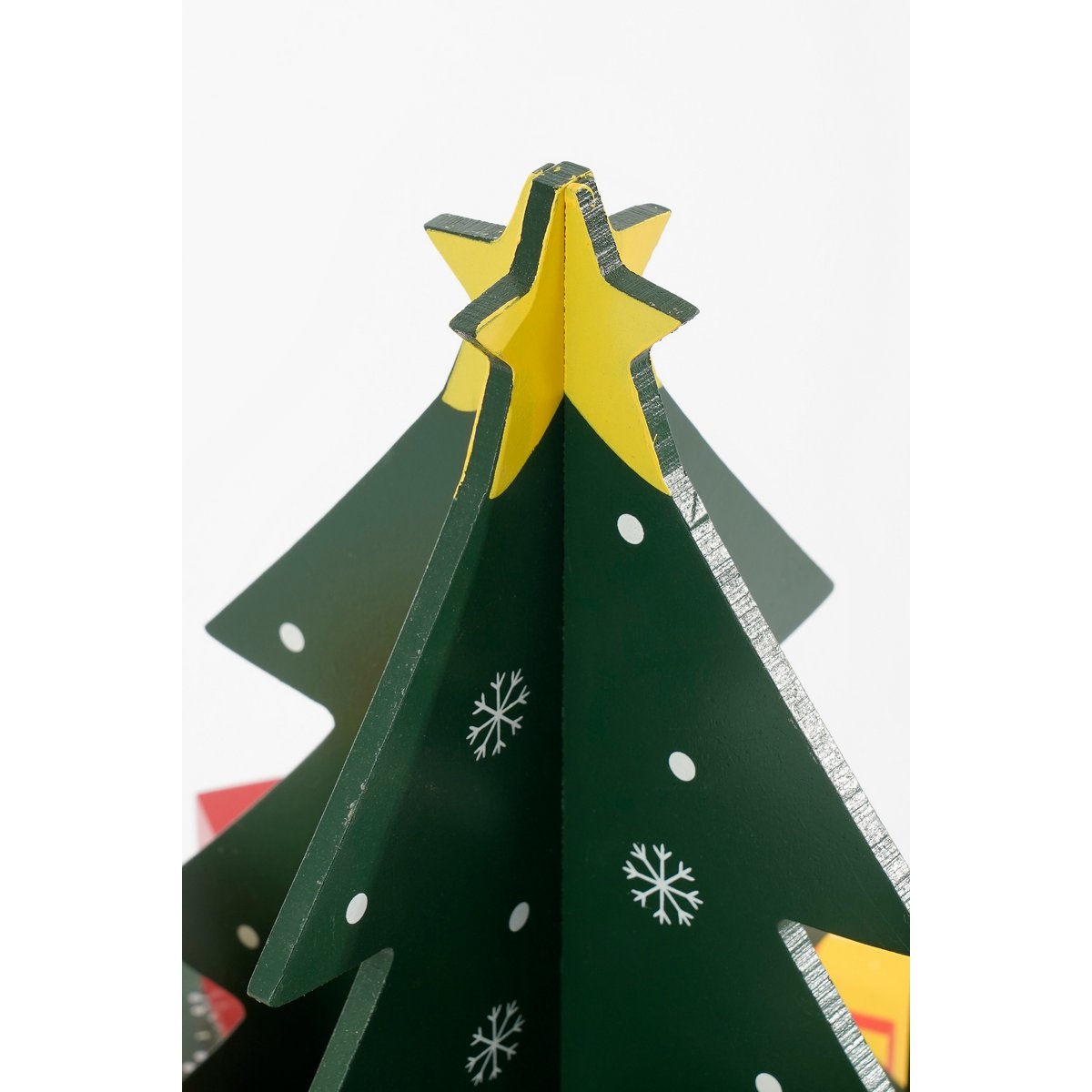 Adventskalender – H30 × Ø28 cm – MDF, FSC®-zertifiziert – Mehrfarbig