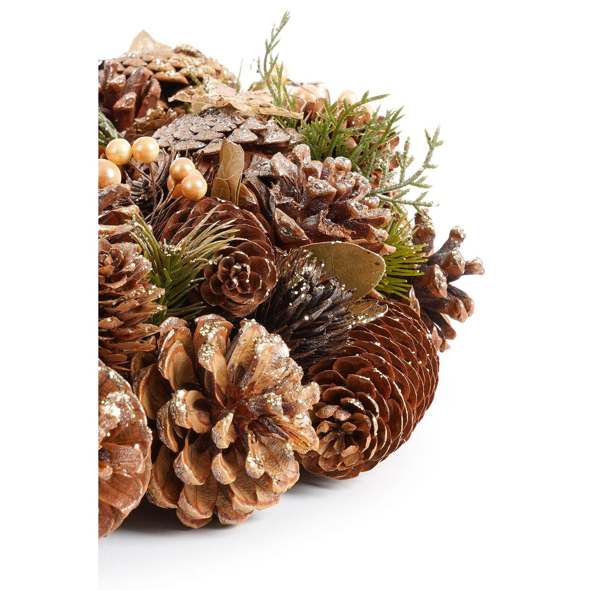 Brant Weihnachtskranz Ø45 cm mit Kiefernkegeln – Festliche Deko