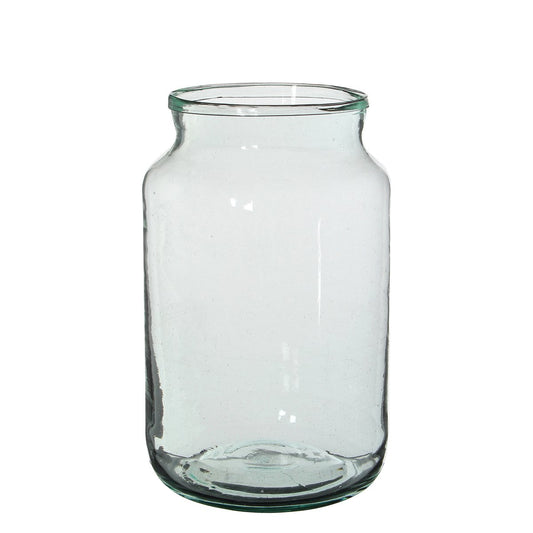Vienne Vase - H30 x Ø18 cm - Recyceltes Glas - Transparent