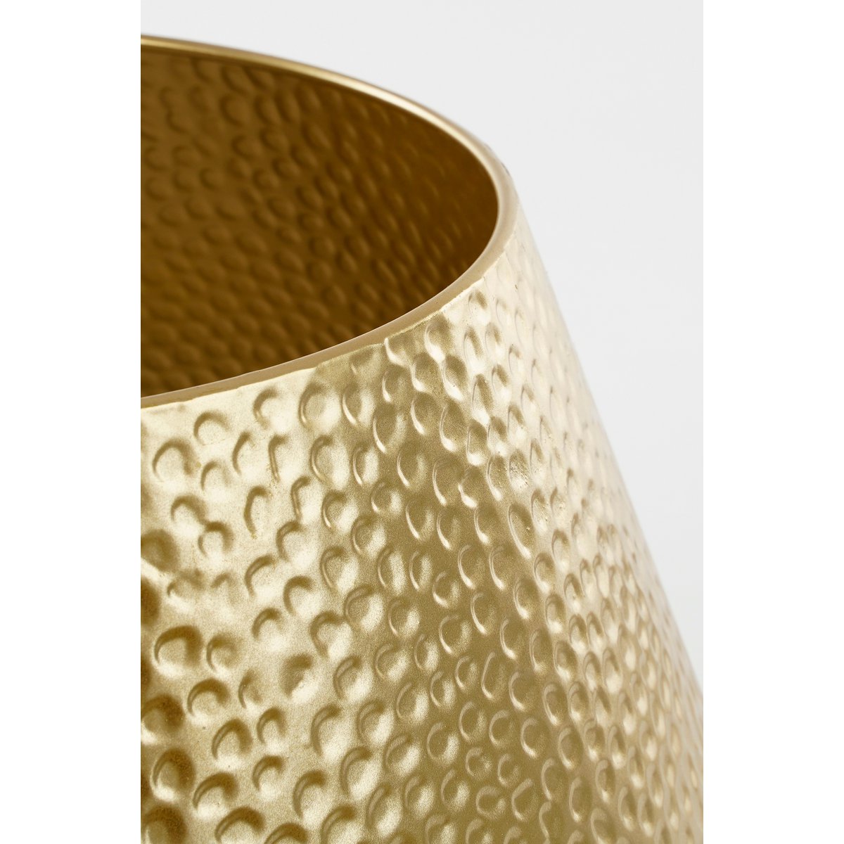 Goldener Weihnachtsbaumrock Metall – L50 x B30 x H26 cm