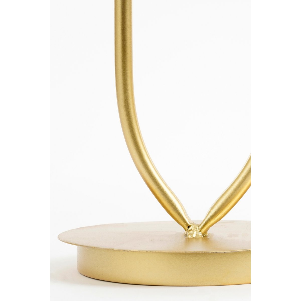 Goldfarbener Kerzenhalter Aletta – Elegantes Eisen-Design, 48 cm