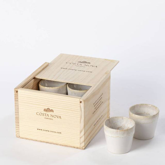 GRESPRESSO - Geschenkbox 8 Espressotassen weiß - LSCS 11