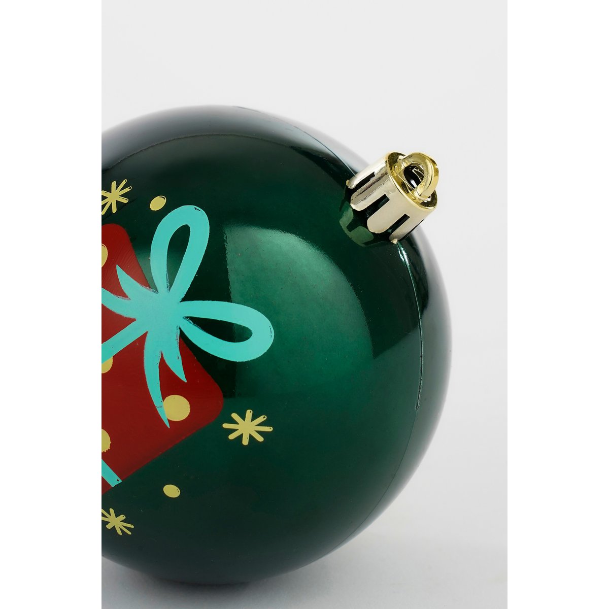 Weihnachtskugeln-Set 9-teilig – Ø8 cm – unzerbrechlich – Weiß, Rot & Grün