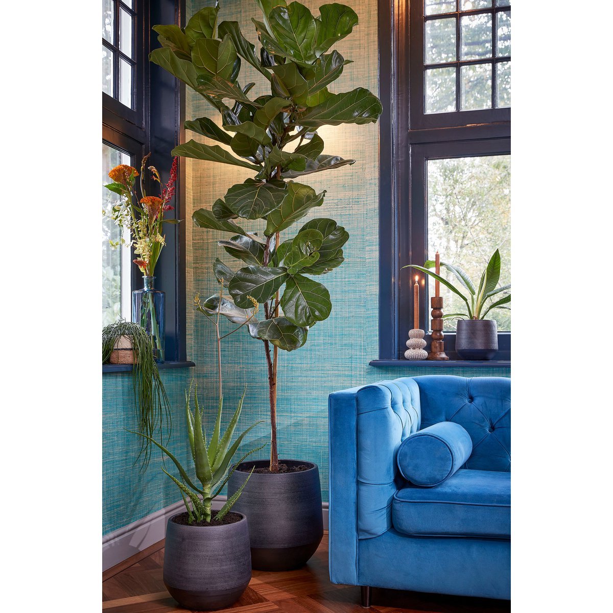 Kerzenhalter Philo aus Mangoholz – 30 cm – Klassisch & Natürlich