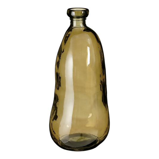 Pinto Vase - H51 x Ø22 cm - Recyceltes Glas - Taupe