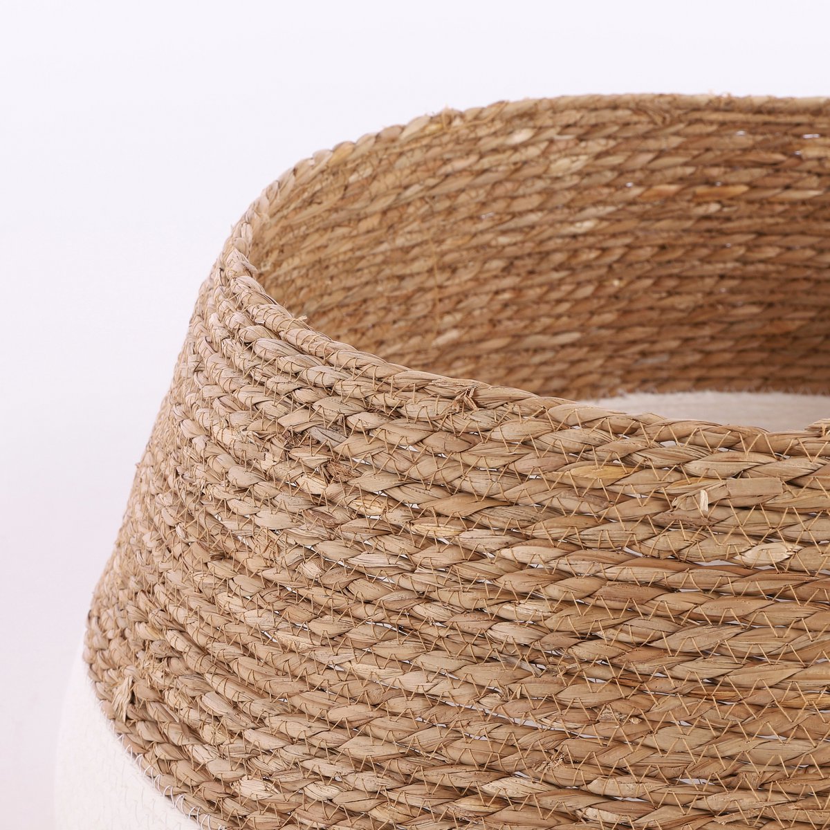 Weihnachtsbaumrock Seegras – Ø58 cm – Weiß