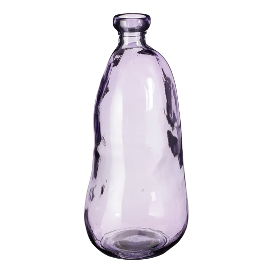 Pinto Vase - H51 x Ø22 cm - Recyceltes Glas - Lila