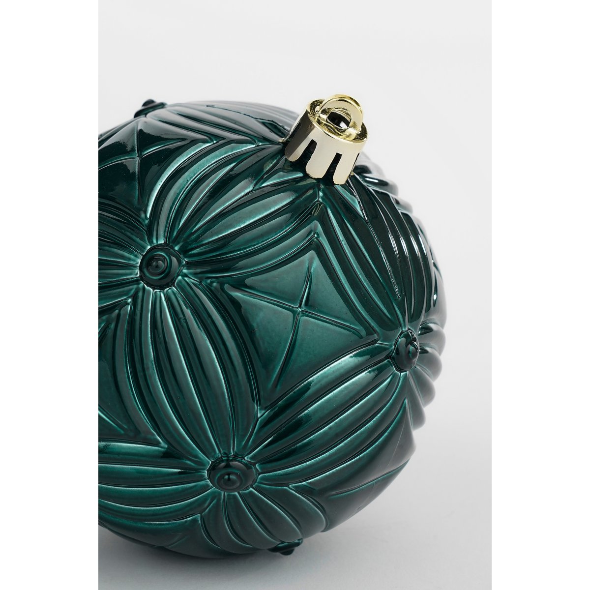 Weihnachtskugeln-Set 9-teilig Ø8 cm – Unzerbrechlich Grün