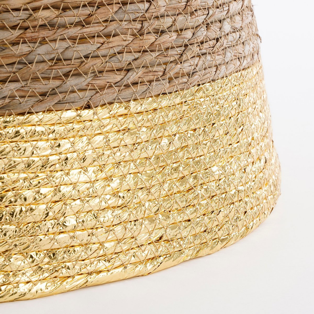 Weihnachtsbaumrock Seegras – Ø58 cm – Gold